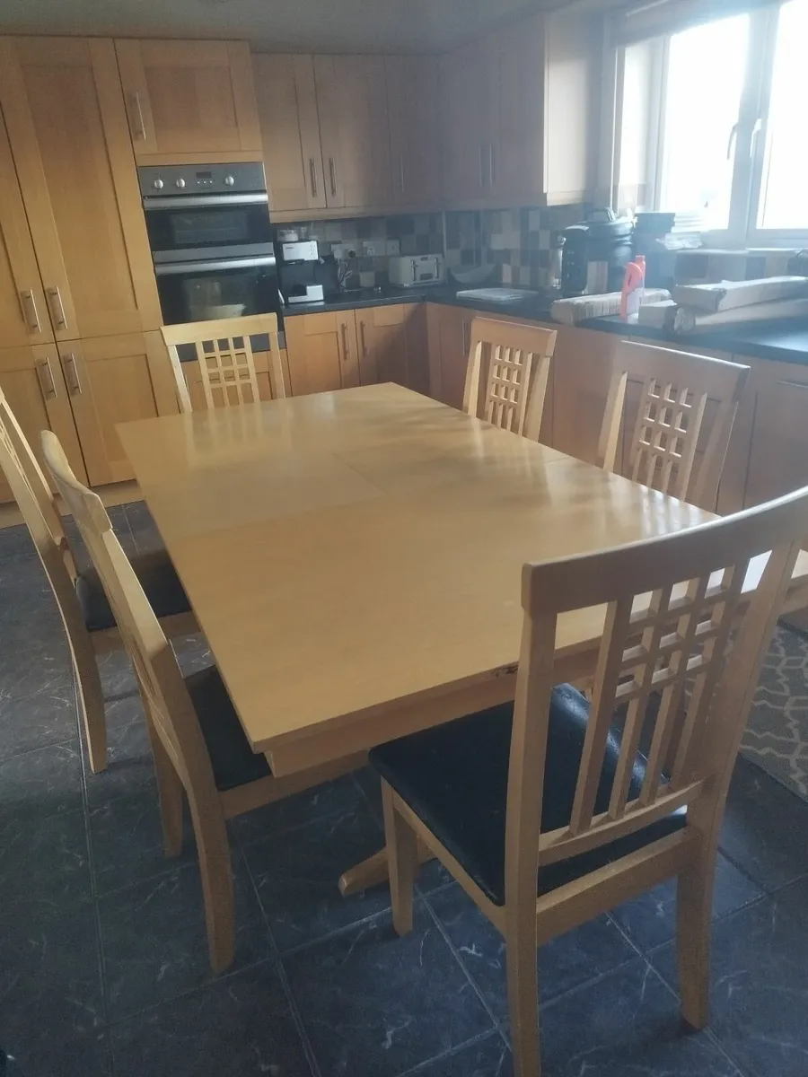 Extending Table and 6 Chairs - Image 1