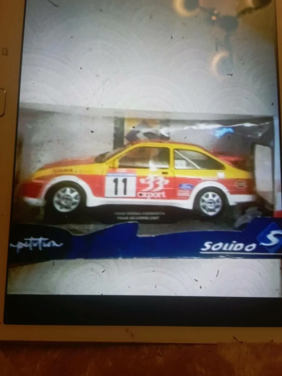 FORD ESCORT RS  COSWORSTH RALLY I-18 DIE-CAST . - Image 1