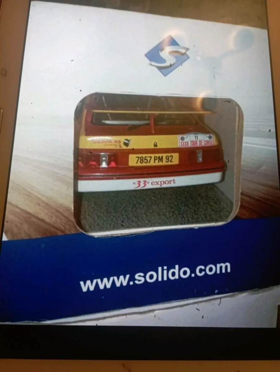 FORD ESCORT RS  COSWORSTH RALLY I-18 DIE-CAST . - Image 2
