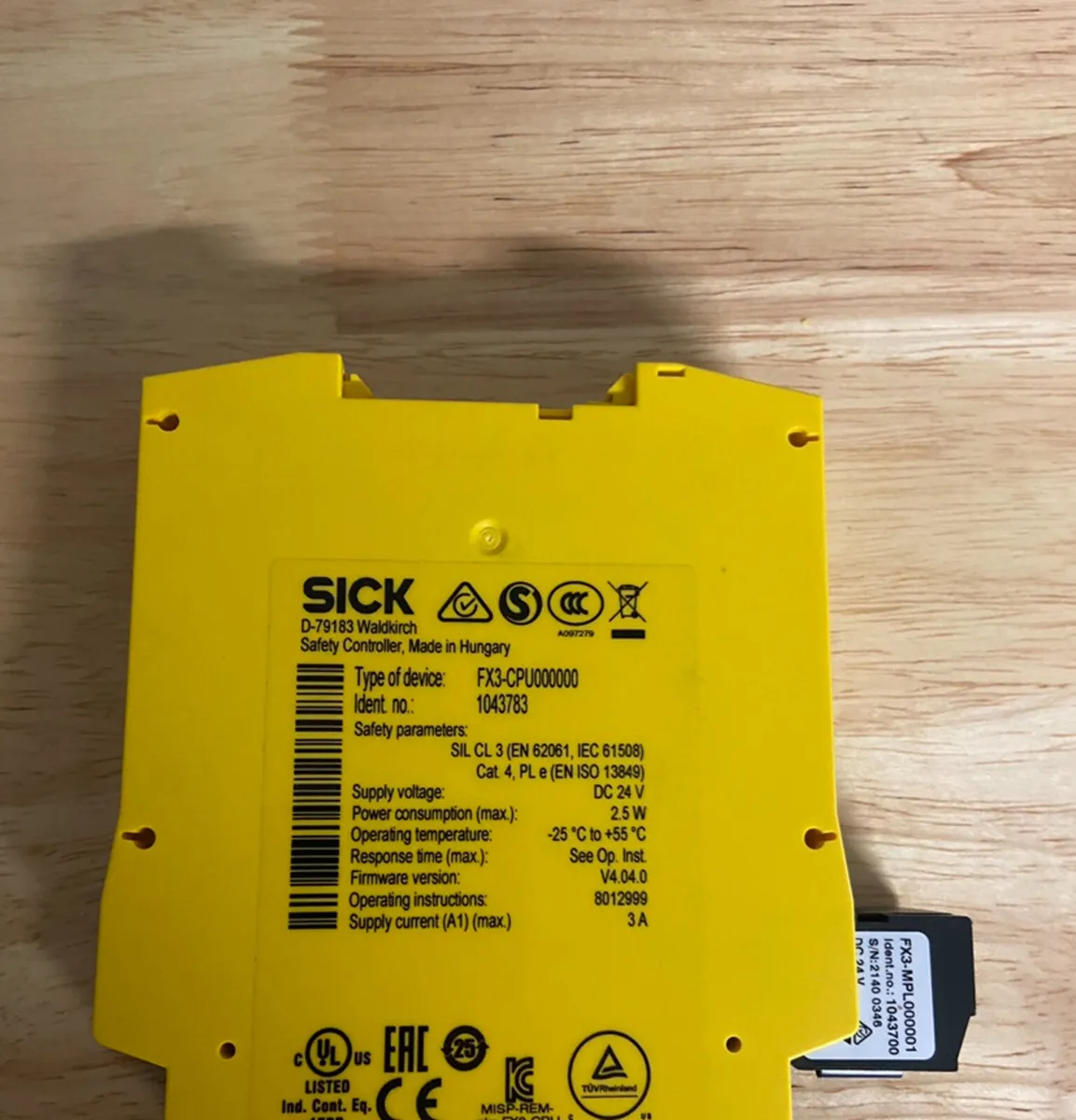 SICK Flexi Soft FX3 Series Controller - Image 3