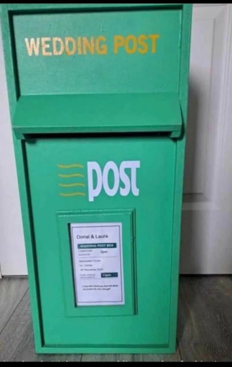 Wedding Post Box to hire in Waterford