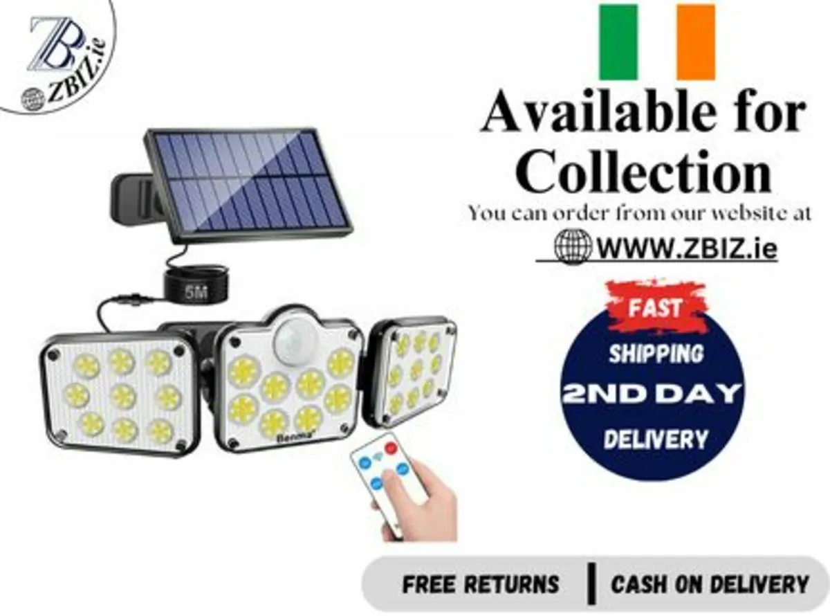 Solar Lights for Outdoor Use with Motion Sensor - Image 1