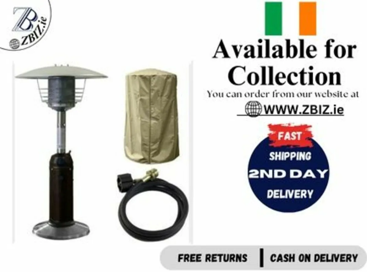 tTabletop  Gas Patio Heater Stainless Steel - Image 1