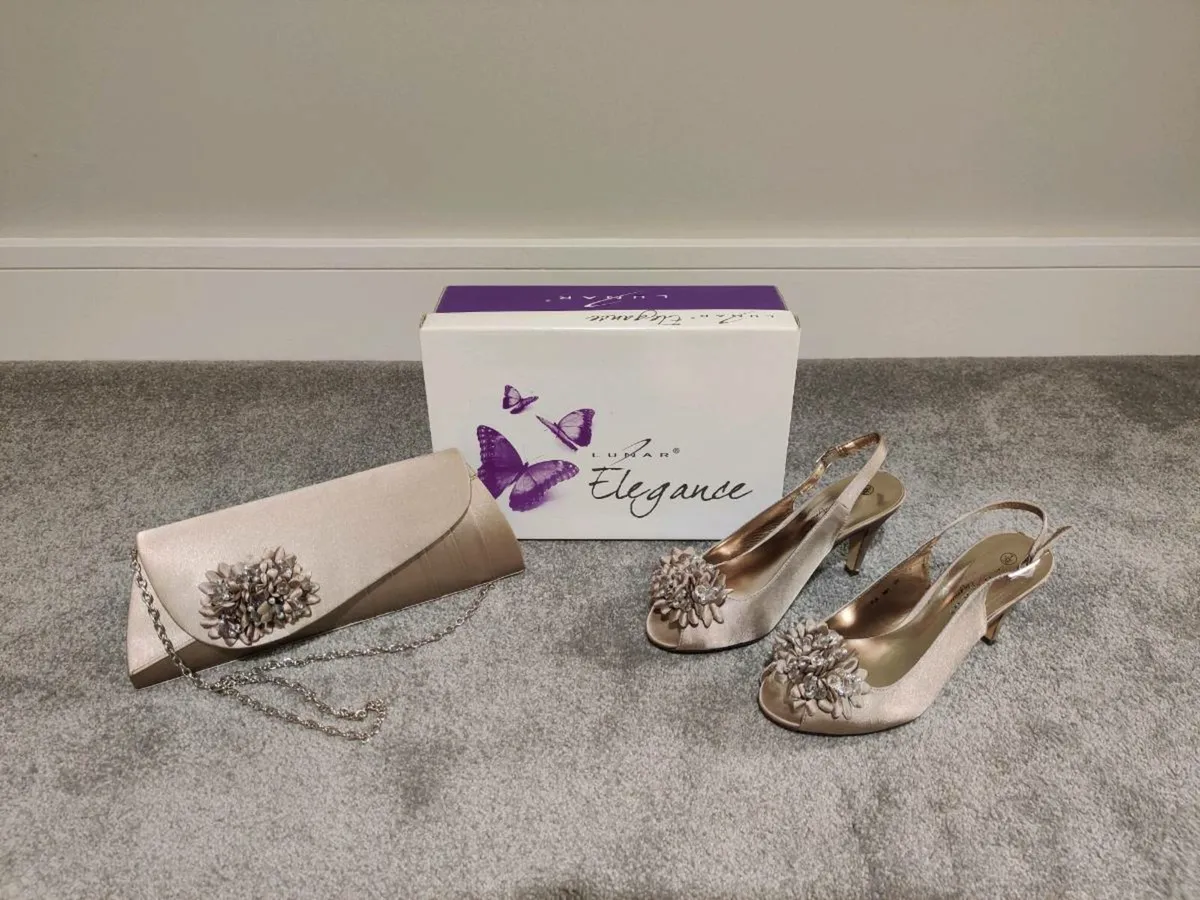 Lunar Elegance shoes size 36/3 & matching bag