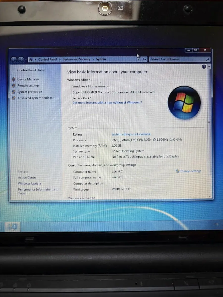 Lenovo Ideapad S12 laptop (with issues) for free - Image 2