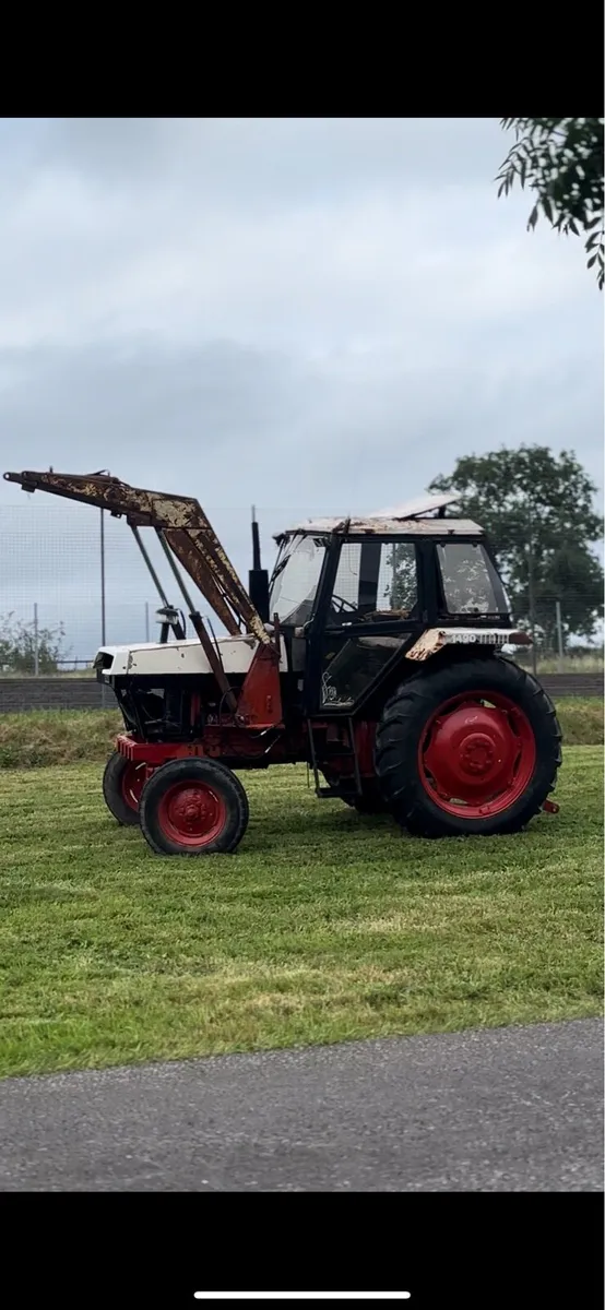 2wd David brown 1490 w front loader willtakeoffers - Image 1