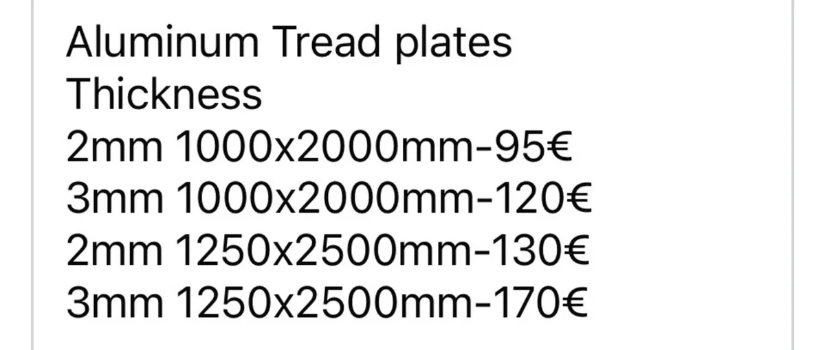 Aluminum tread plates(checker plates) - Image 3