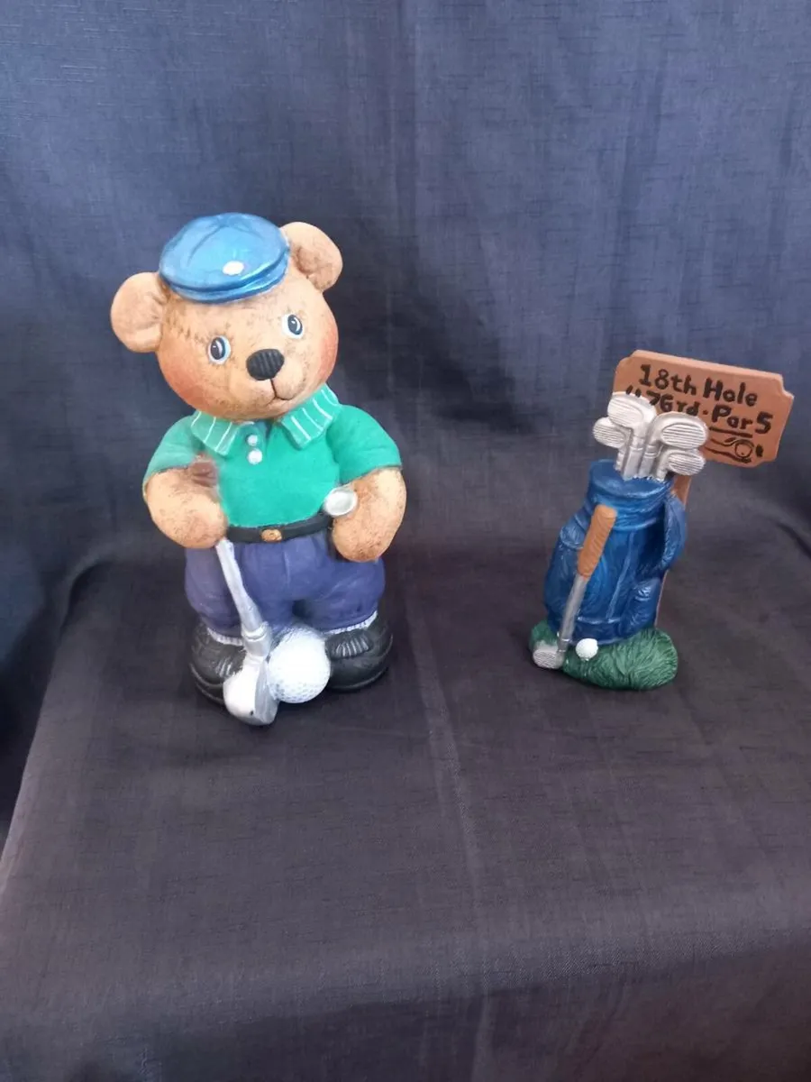 Ceramic Golf Ornaments - Image 1