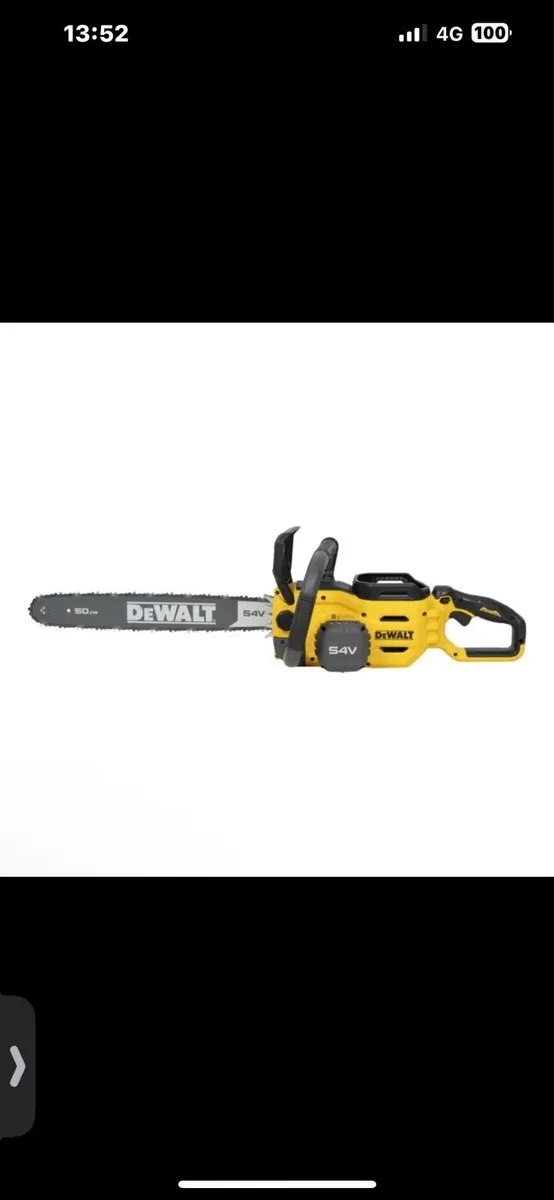 DeWalt 50 cm/20 “ Chainsaw DCMCS575N-XJ 54v - Image 2