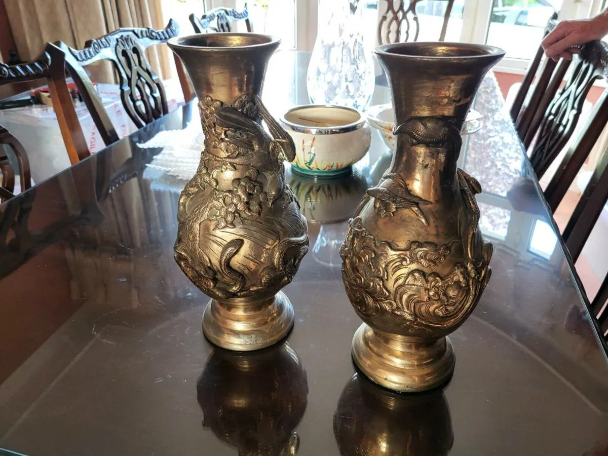 Brass vases - Image 2
