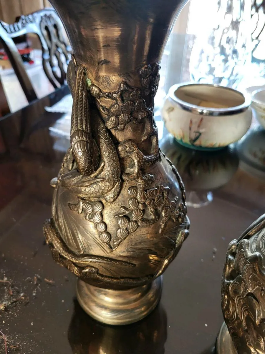 Brass vases - Image 4