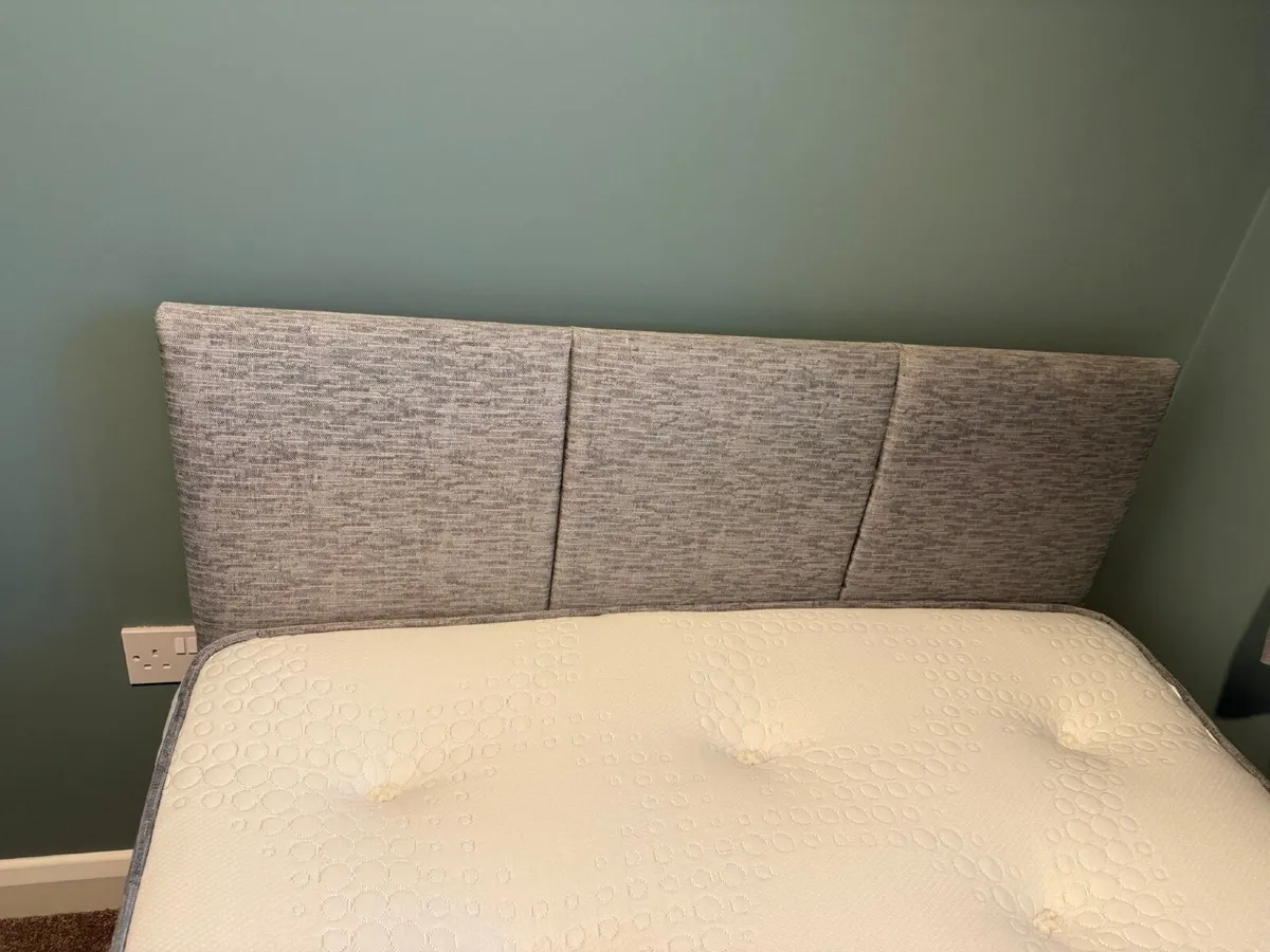 Small Double Divan Bed With Mattress And Headboard - Image 3