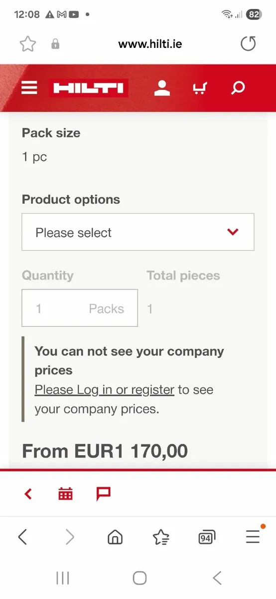 HILTI TE40 warranty 6-months/receipt - Image 3
