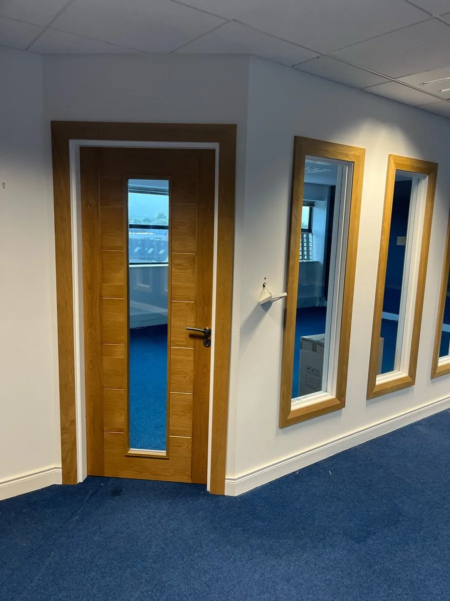Office glass panels & door - Image 1