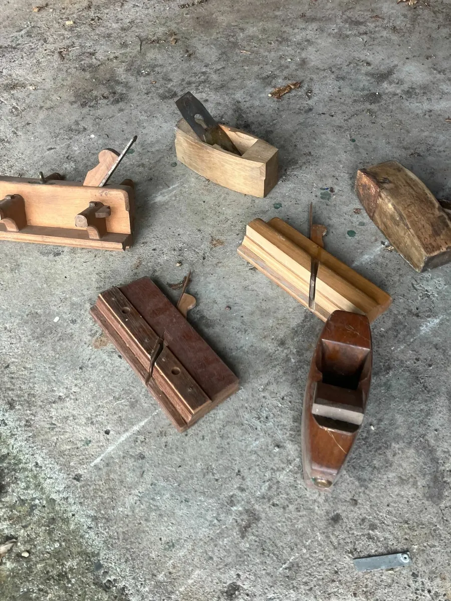 Wood planes / coffin planes / moulding planes - Image 2
