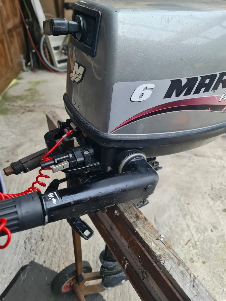 6hp mariner 4 stroke longshaft outboard auxilary - Image 1