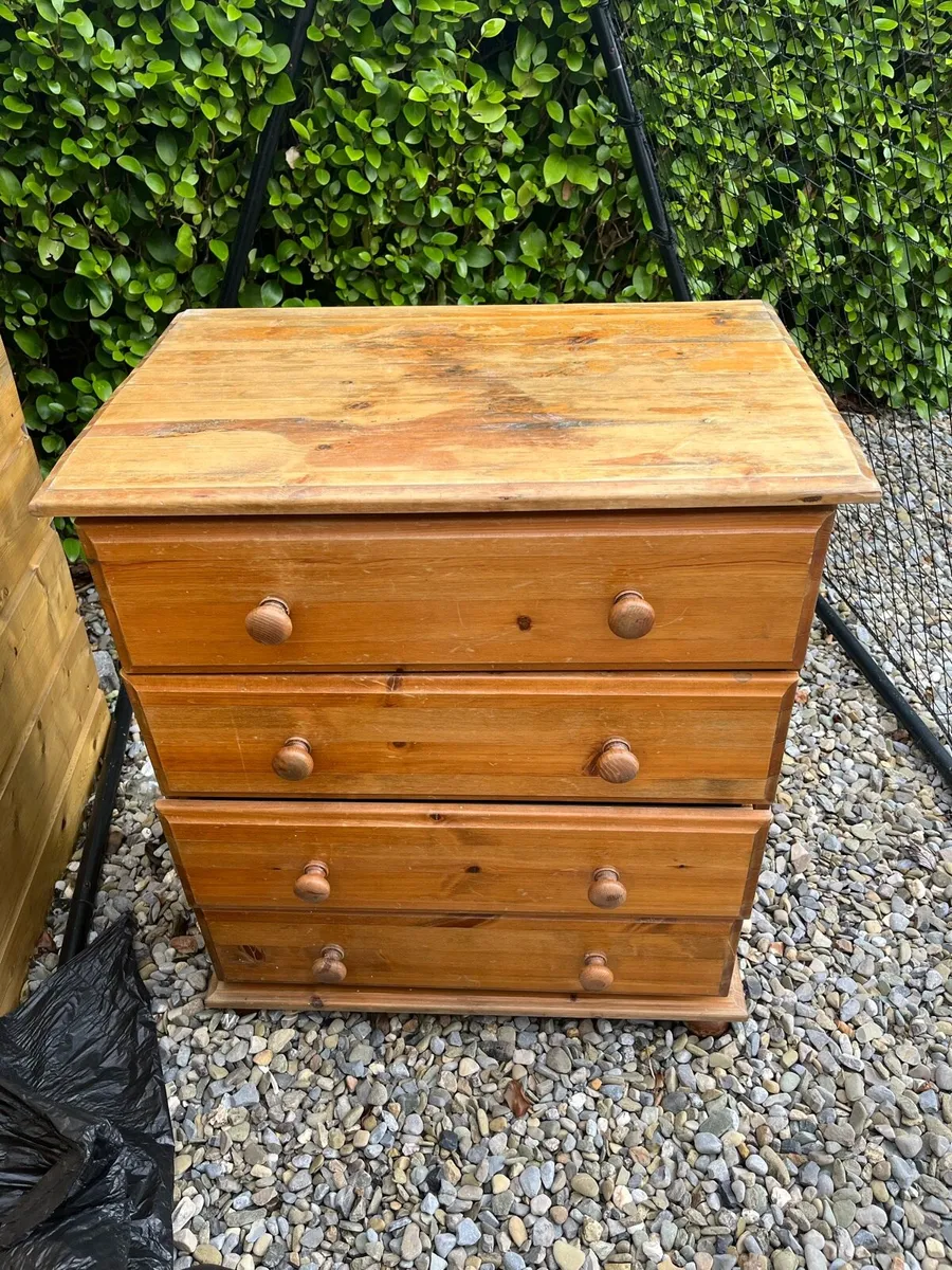 Solid Pine Chest of Drawers - Image 1
