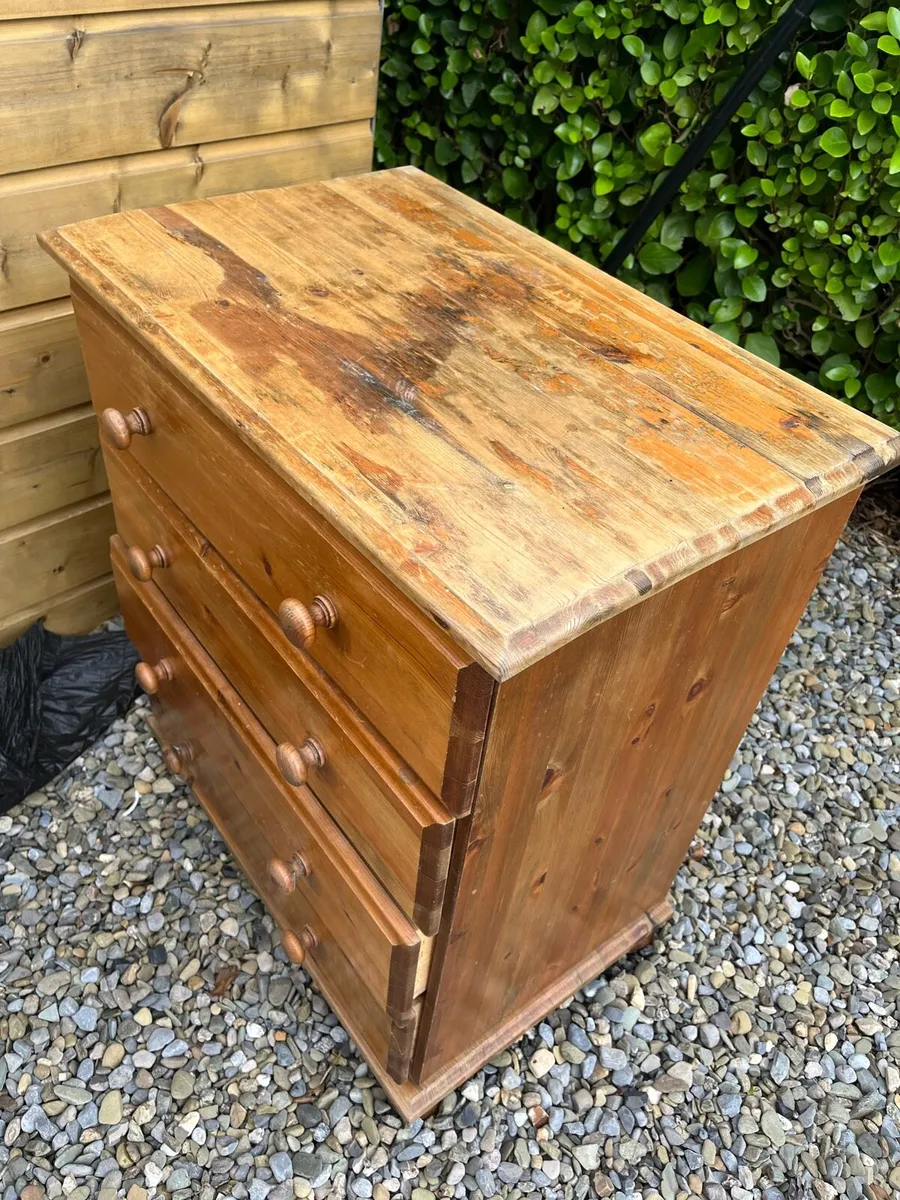 Solid Pine Chest of Drawers - Image 2