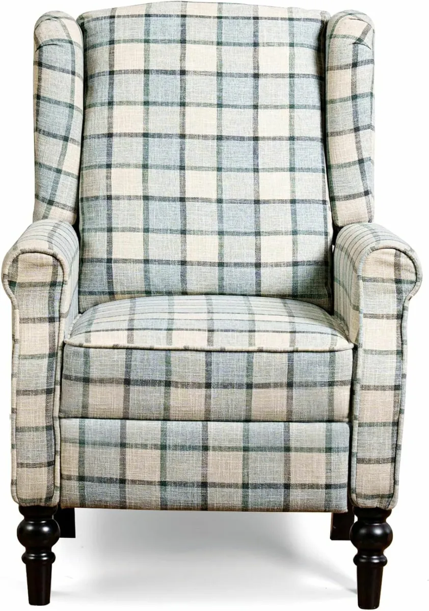 Armchair Adjustable Single Chair Sofa Blue chair - Image 4