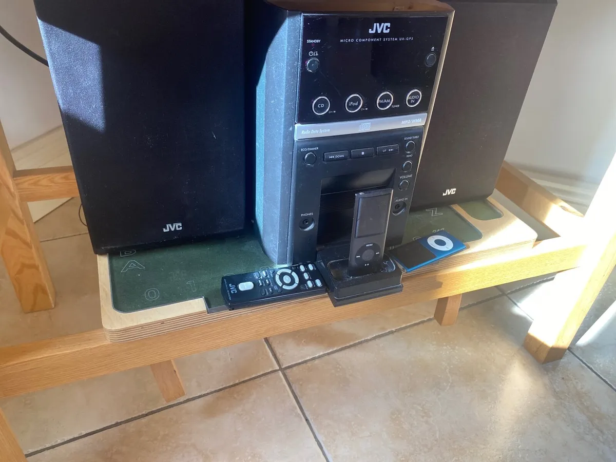 JVC cd iPod stereo system