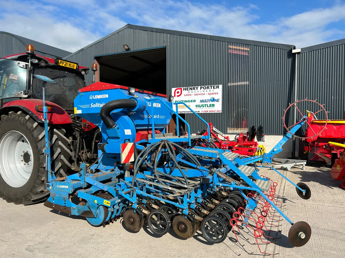 Lemken Solitair 8 Drill & Zirkon 12 Power harrow - Image 1