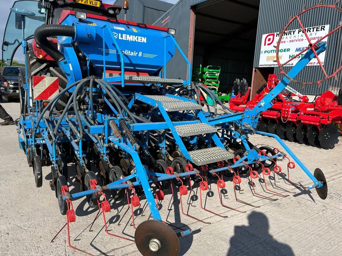 Lemken Solitair 8 Drill & Zirkon 12 Power harrow - Image 2
