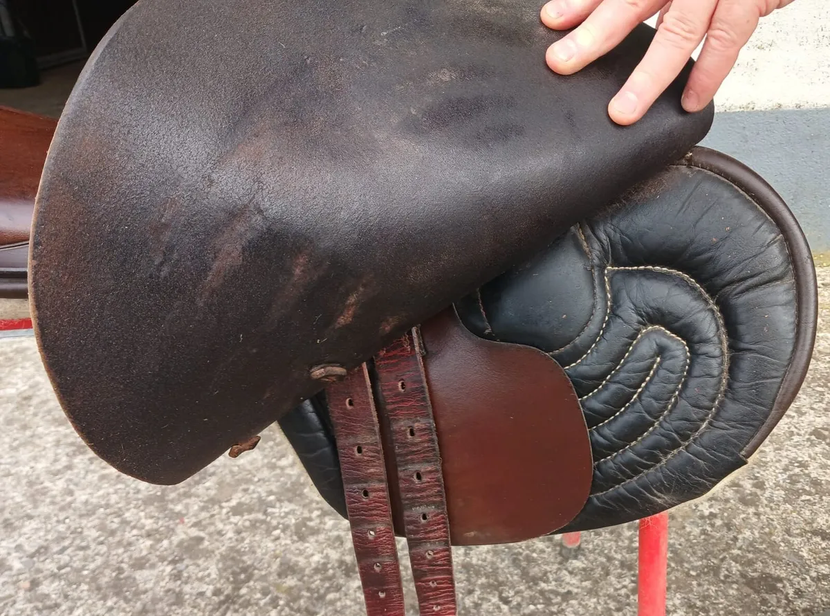 Berney race excersize saddle. - Image 2