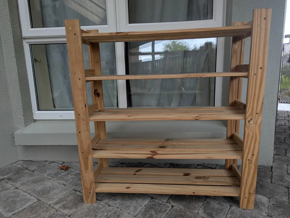Wooden shoe rack - Image 2