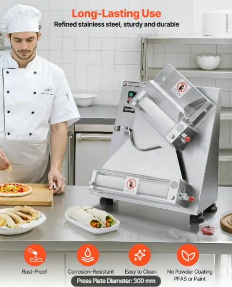 14 Inch Pizza Dough Roller Sheeter Automatic - Image 4