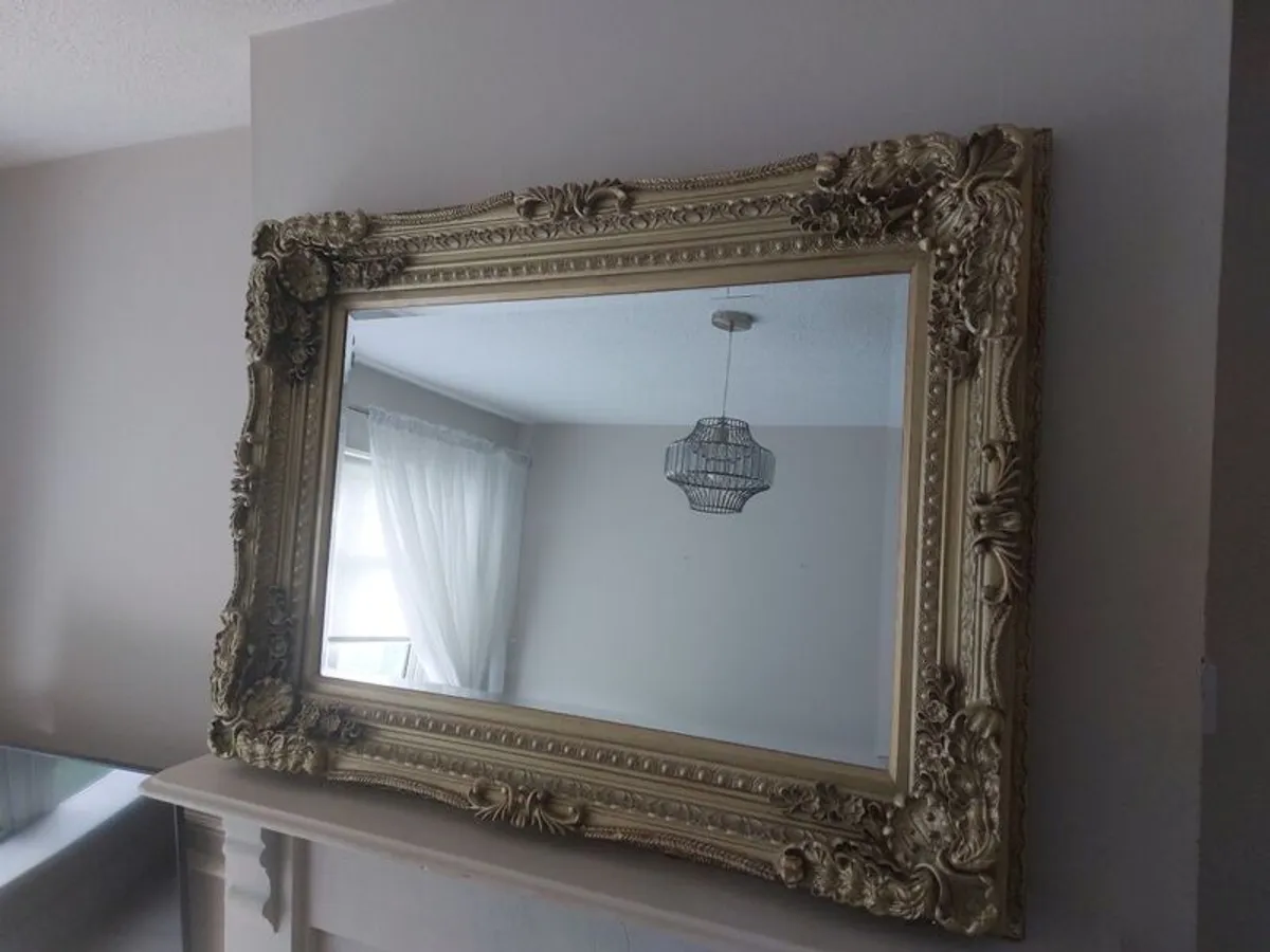 Ornate Mirror Gold - Image 1