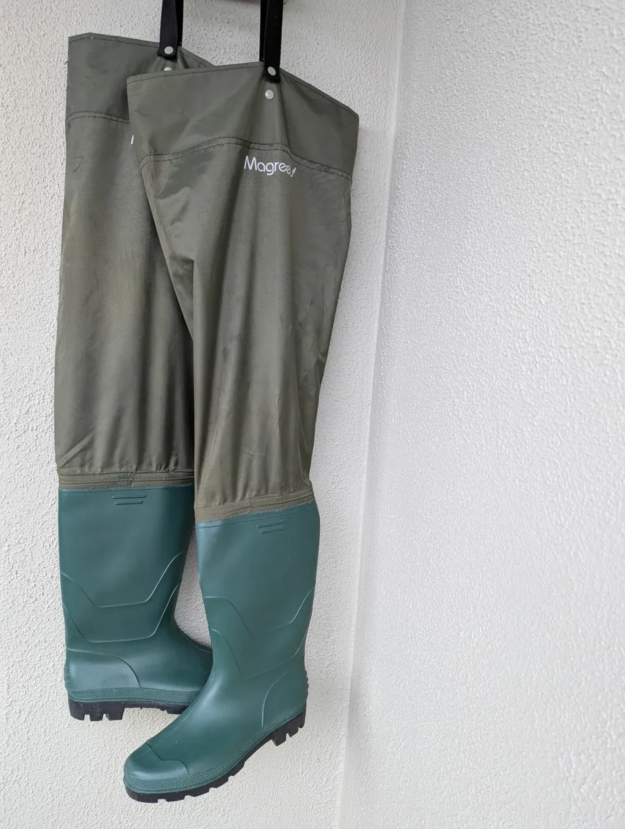 Fishing waders, wellies, boots, size 13 - Image 2