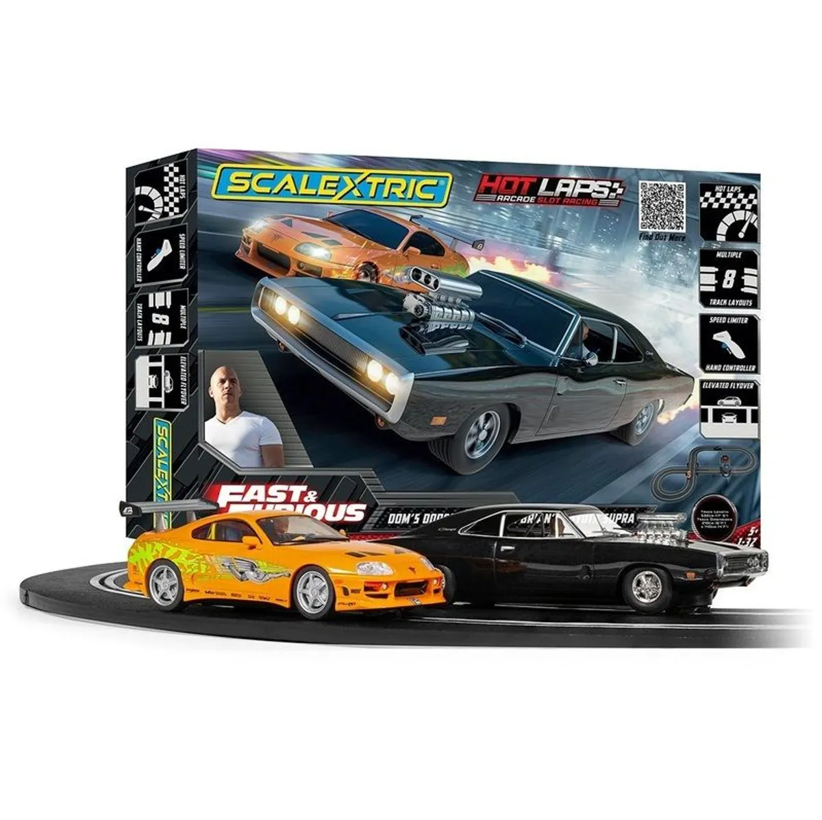 Scalextric Fast & the Furious Set ( C1458m TV Classic ) - Image 2