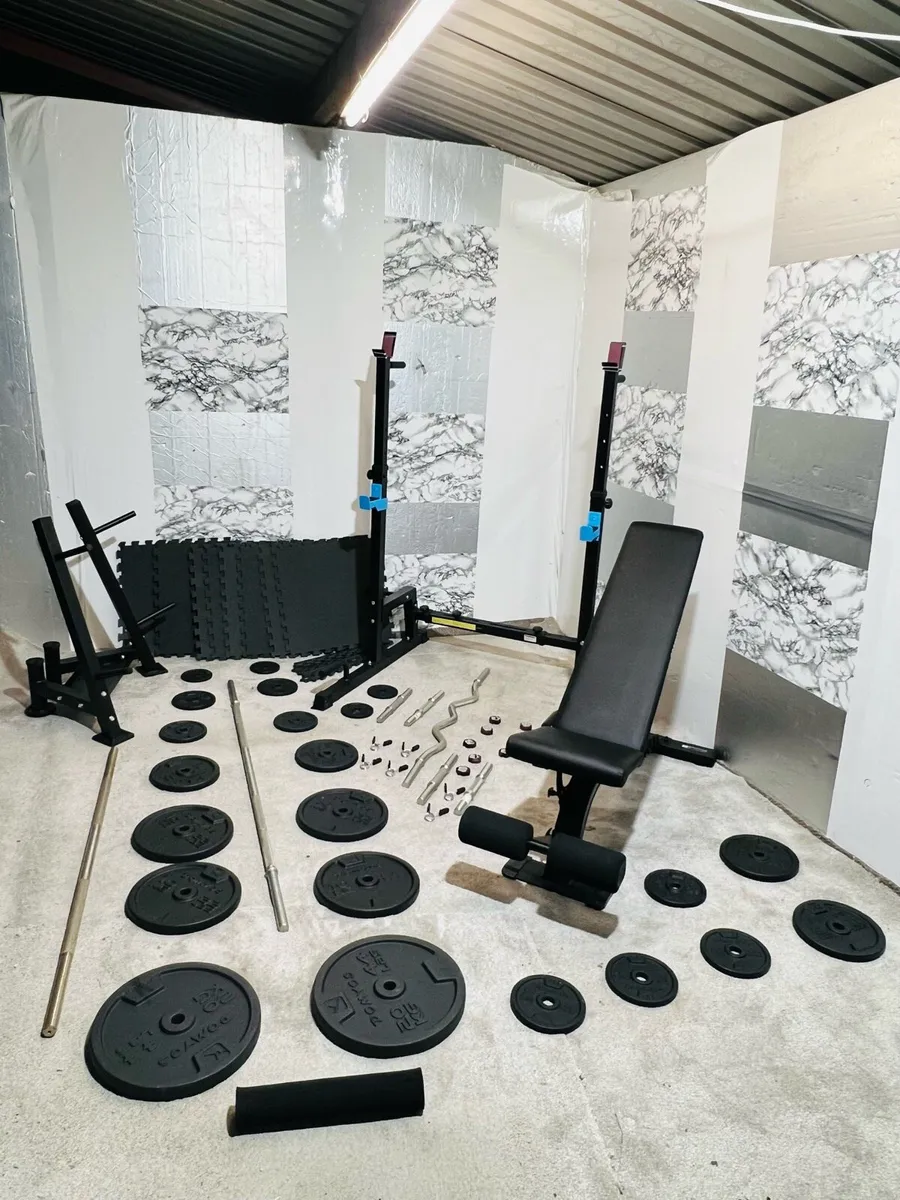 120KG WEIGHT BARS BENCH RACK MATS(READ ADD) - Image 4