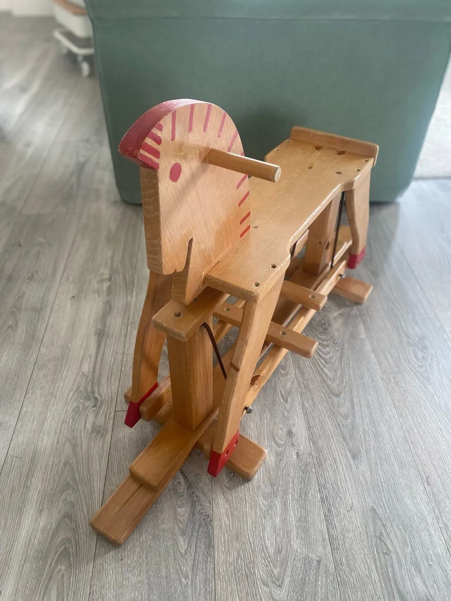 Wooden rocking horse - Image 3
