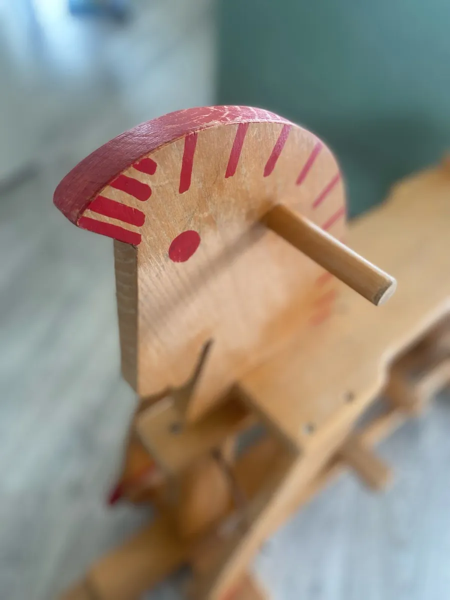 Wooden rocking horse - Image 4
