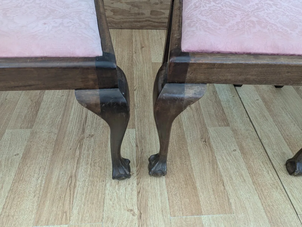Set of 4 solid wood chairs - Image 3