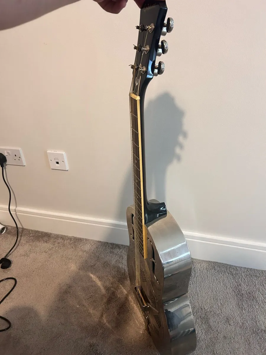 Epiphone Steel Resonator Guitar - Image 4