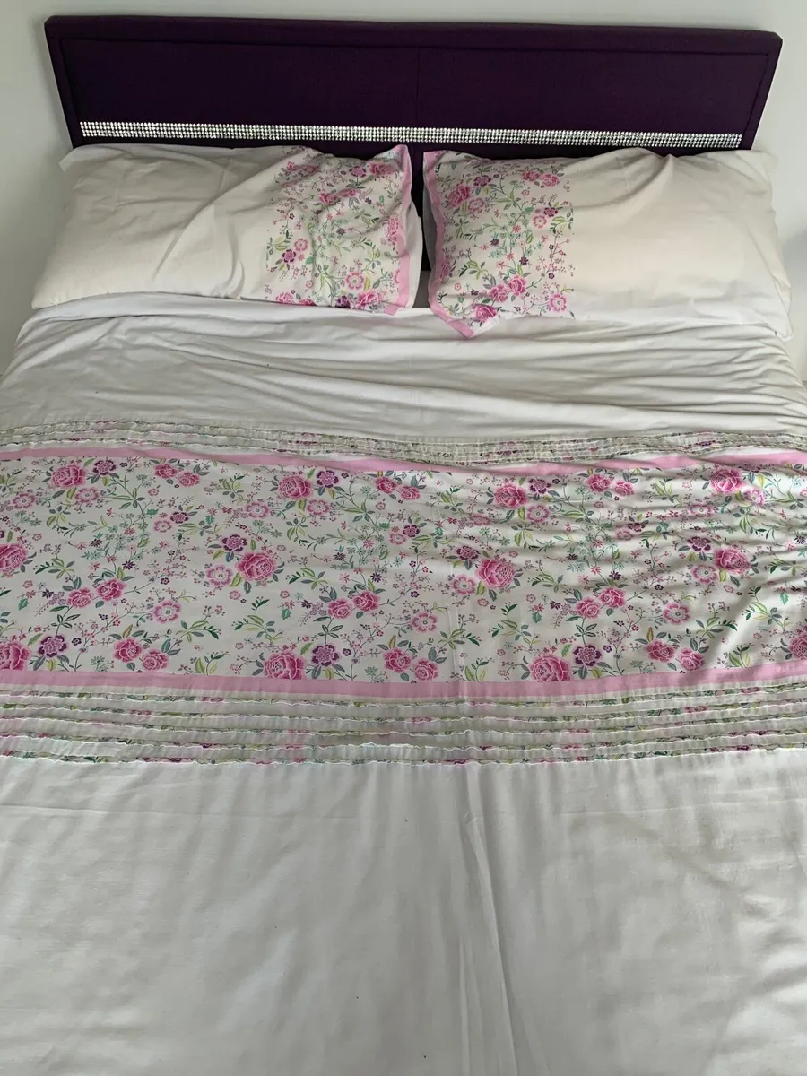 Small Double Bed & Mattress - Image 4