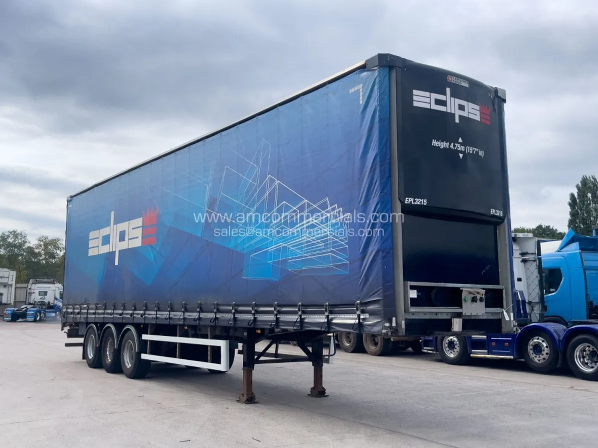2016 LAWRENCE DAVID 4750MM CURTAINSIDE TRAILER - Image 1
