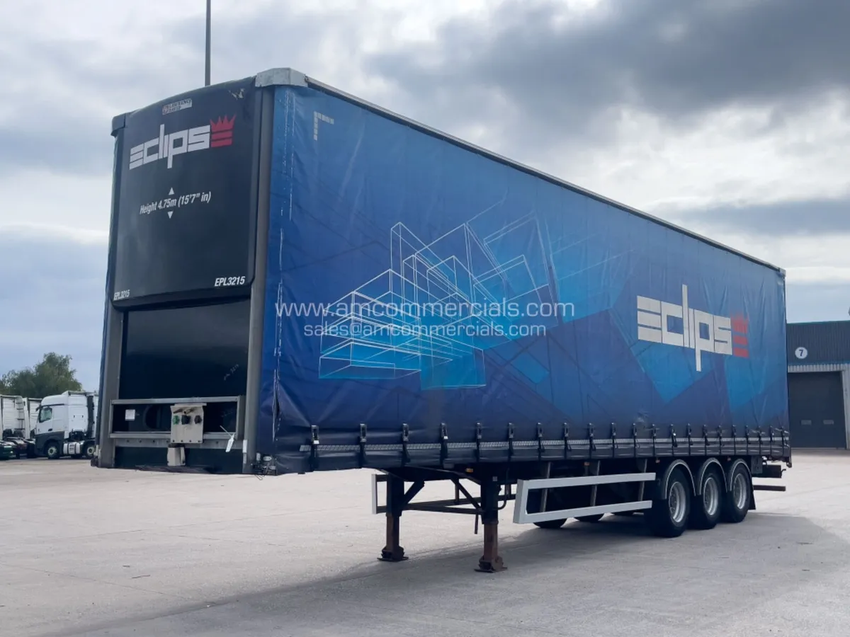 2016 LAWRENCE DAVID 4750MM CURTAINSIDE TRAILER - Image 3