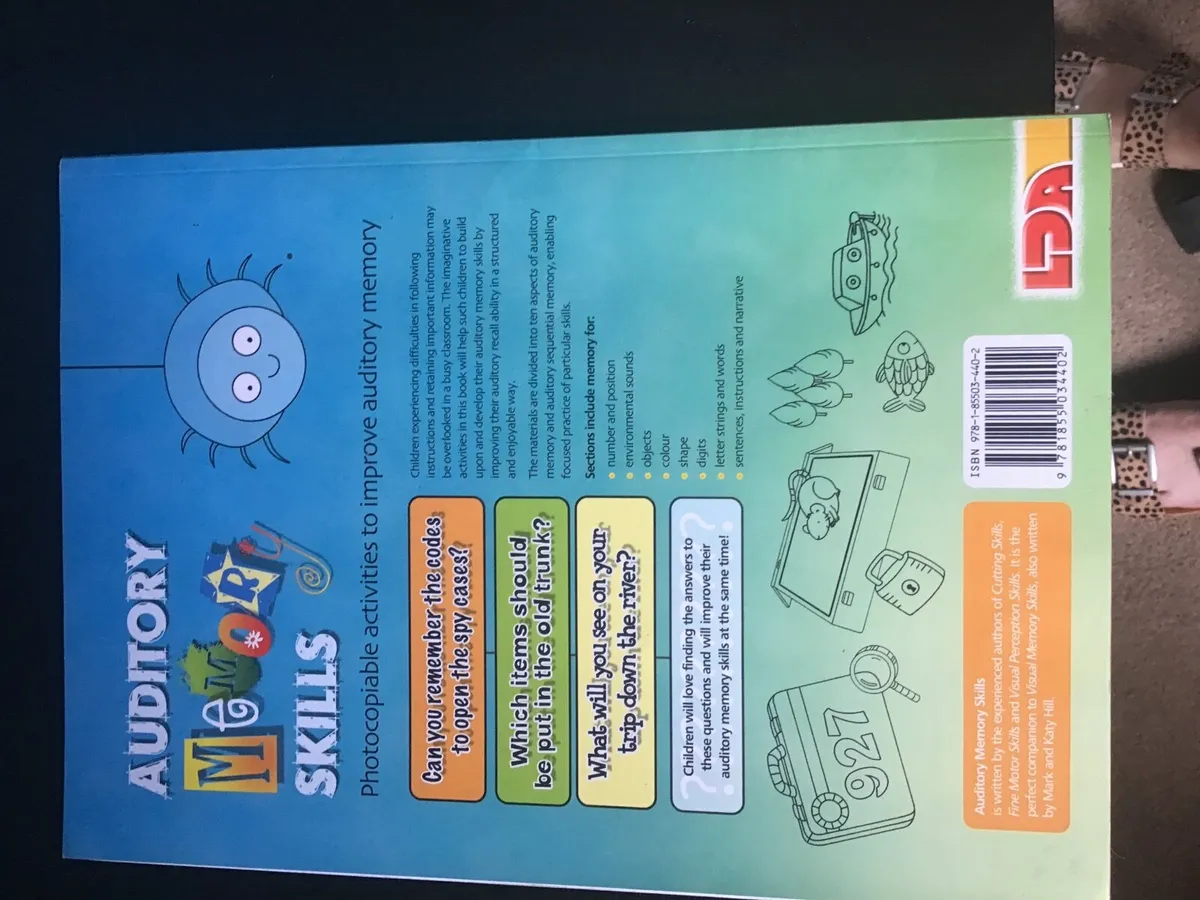Book Visual and Auditory Memory Skills books - Image 3