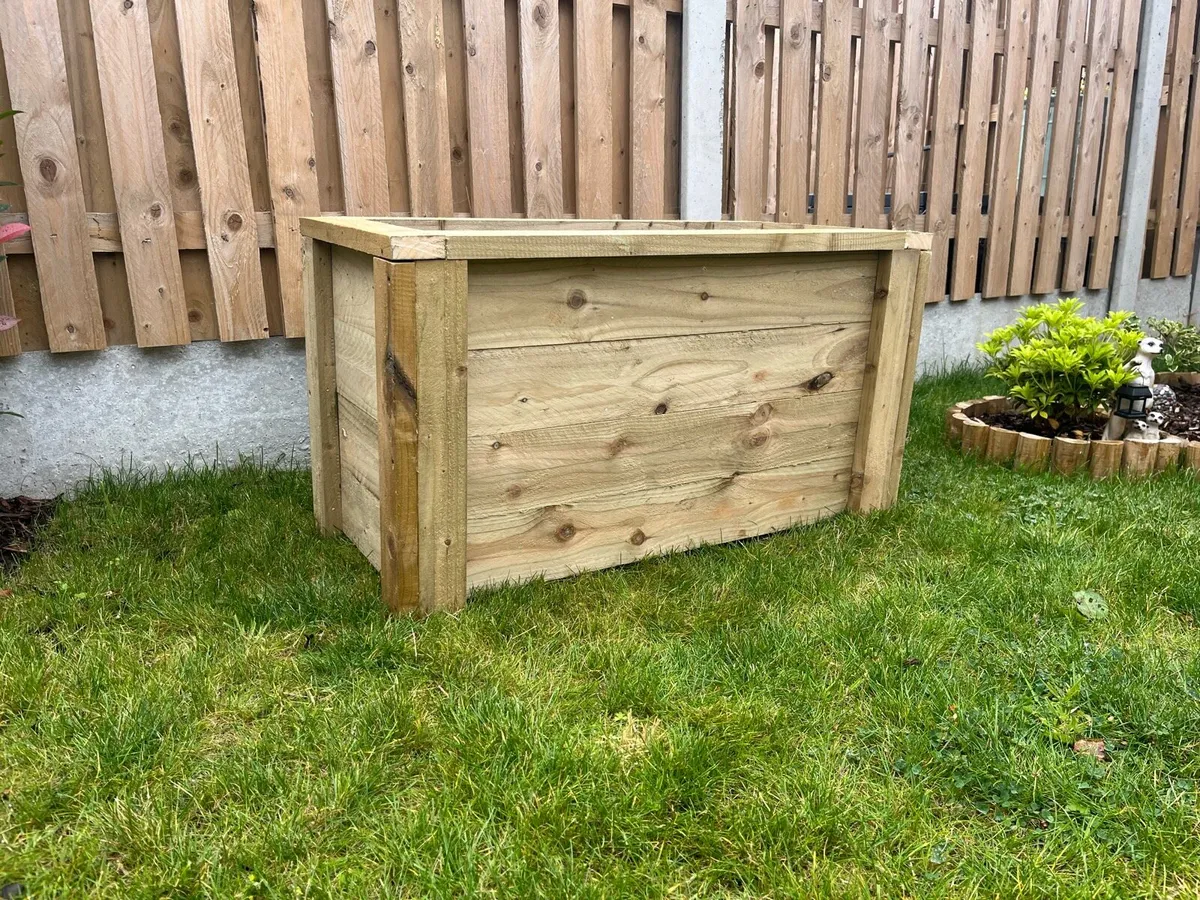 Handcrafted Planter Box - Image 1