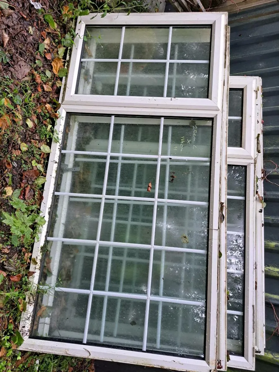 Large double glazed window