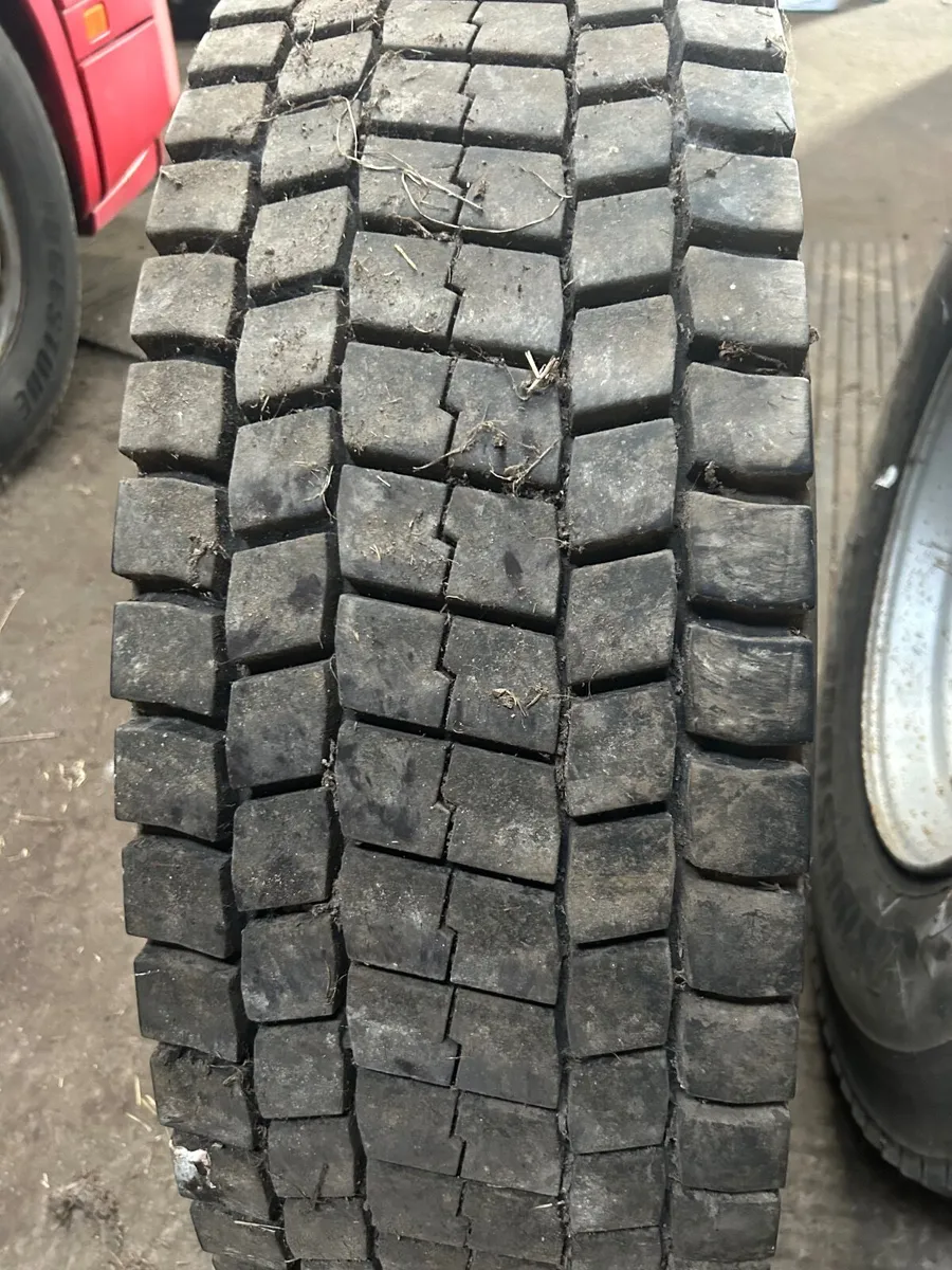 Rear lorry tyres x 3 - Image 1