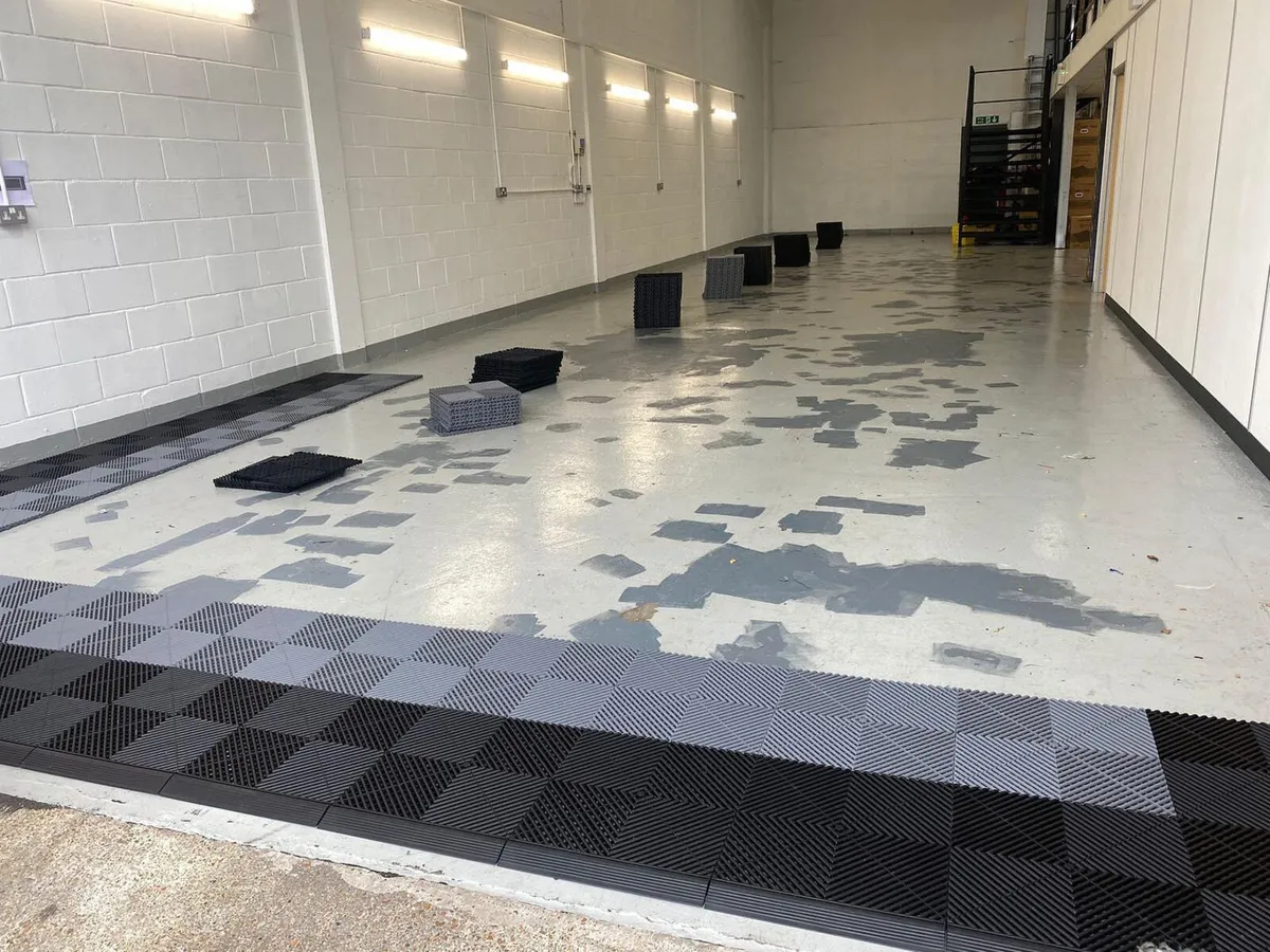 Tuff Tile Flooring Tile Garage Showroom Gym Shop - Image 4