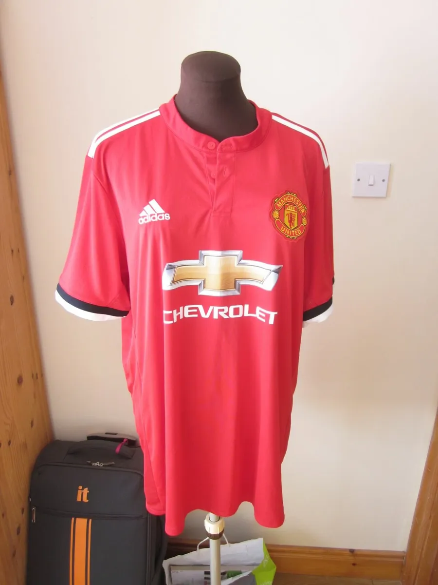 ManchesterUnited 2017/18 HomeFootball Shirt Adidas - Image 1