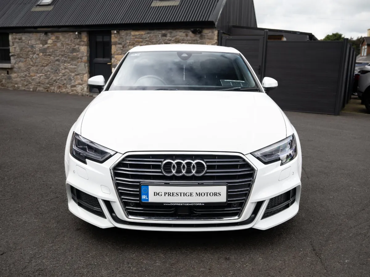 2019 AUDI A3 S LINE SALOON TOP SPEC PEARL WHITE - Image 2