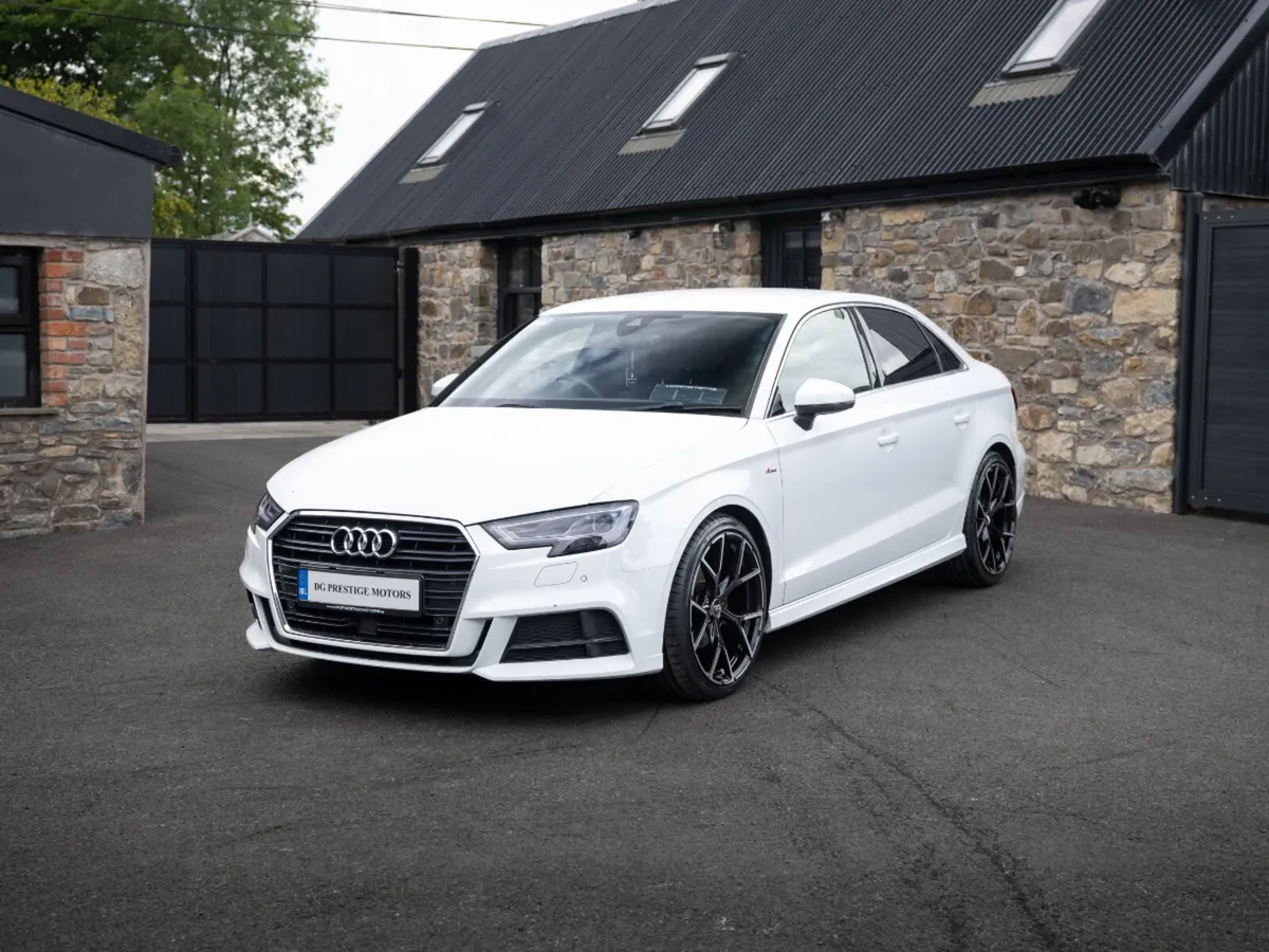2019 AUDI A3 S LINE SALOON TOP SPEC PEARL WHITE - Image 3