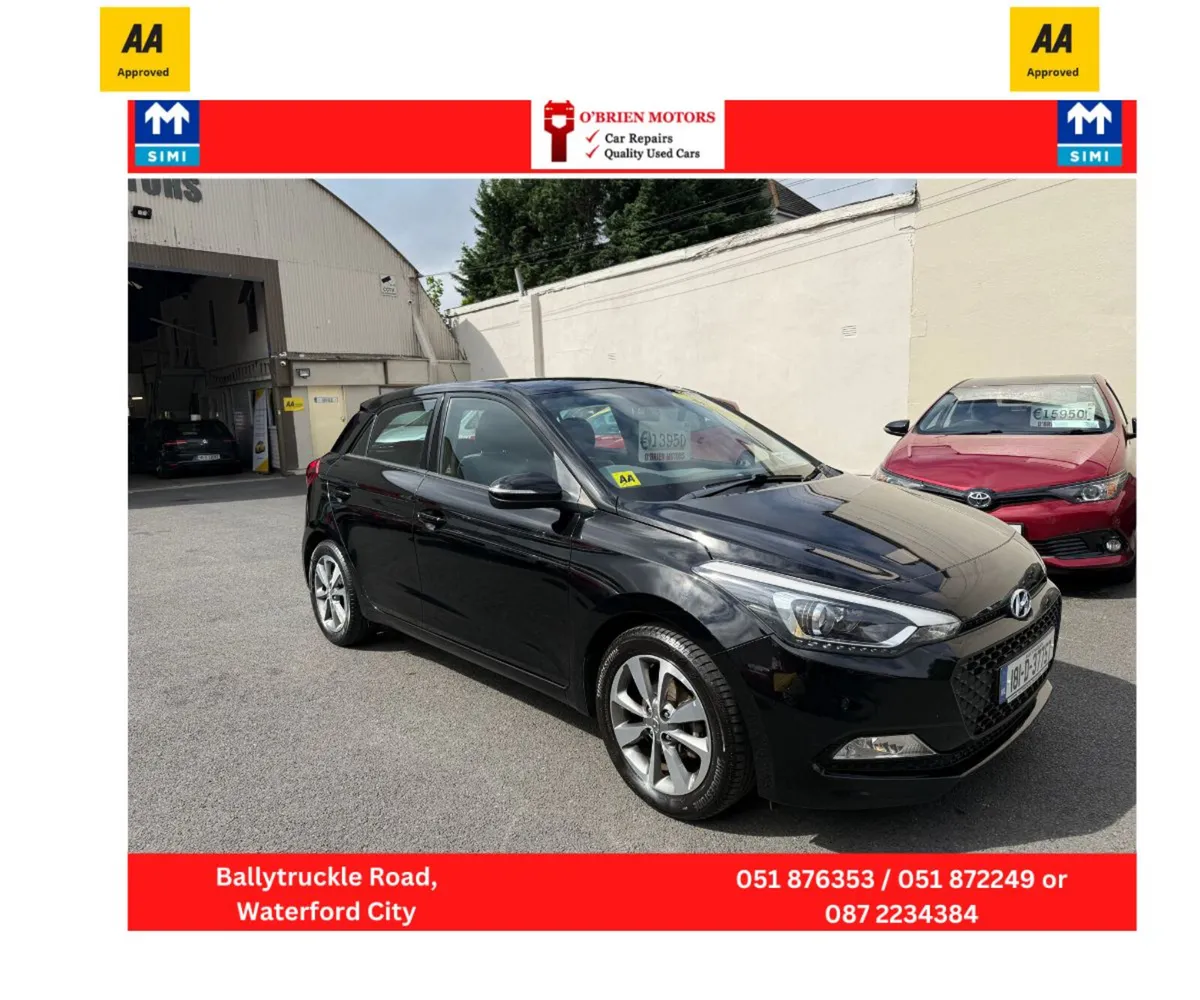 2018 Hyundai i20 Deluxe,  , Black, 5 Door, Petrol, - Image 1
