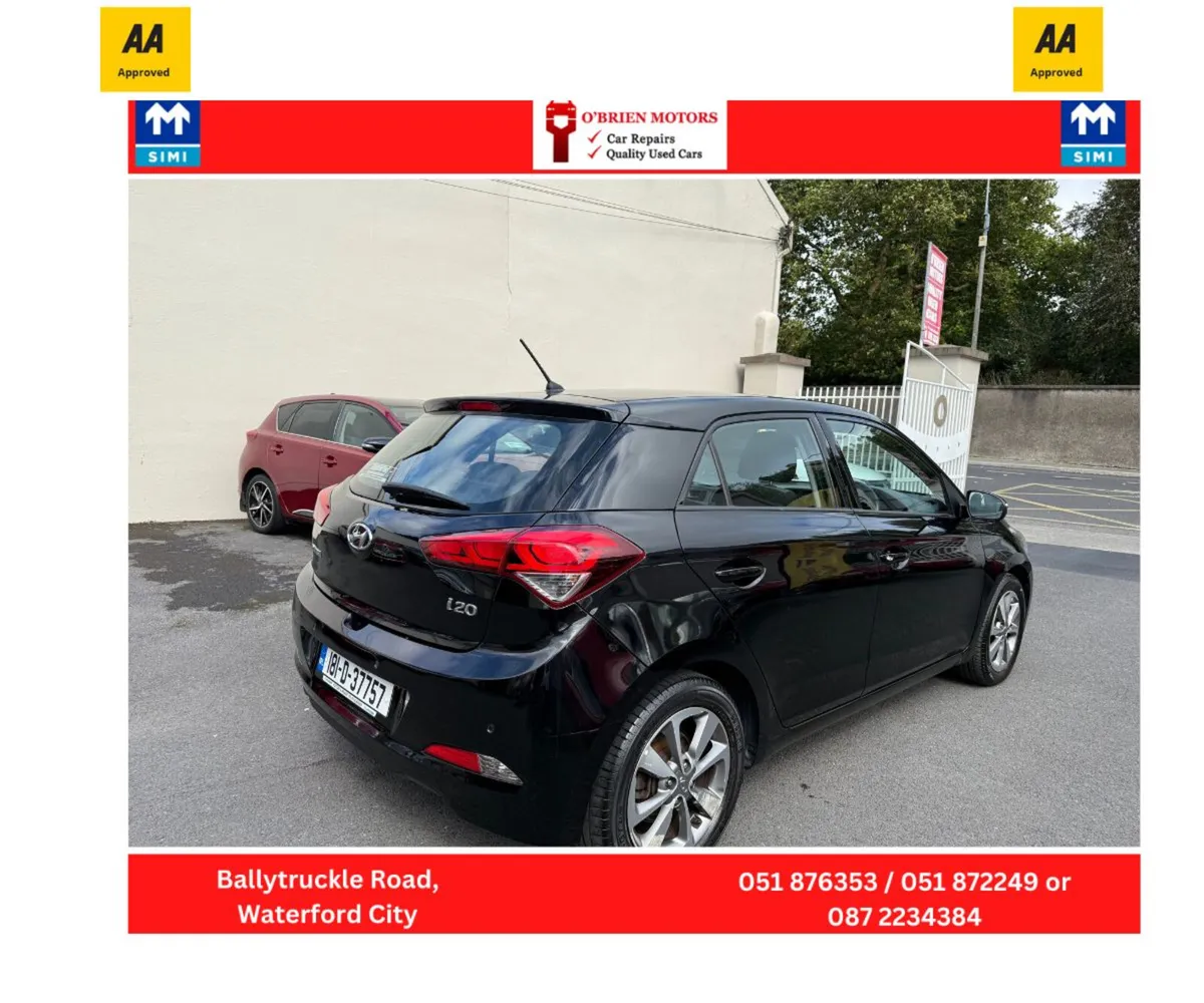 2018 Hyundai i20 Deluxe,  , Black, 5 Door, Petrol, - Image 3